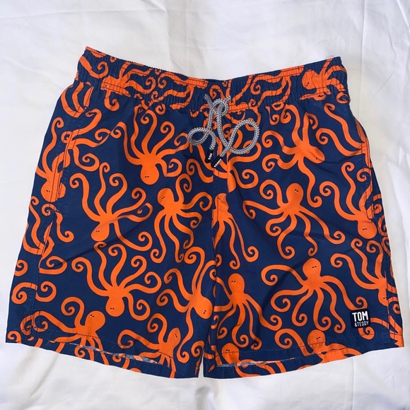 Tom & Teddy Octopus Swim Shorts - Picture 1 of 8